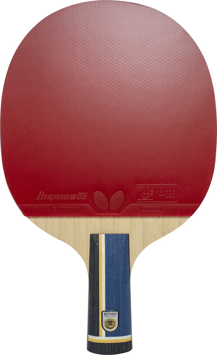 Butterfly Jiangjun Pro-Line Table Tennis Racket: Handle Label Profile